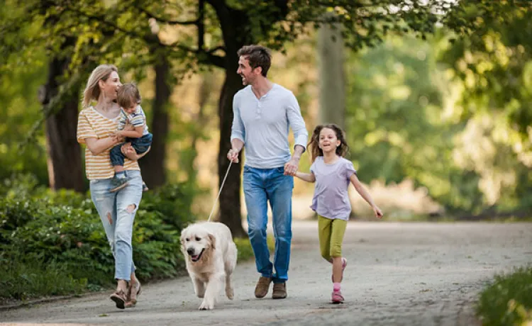 family-walk