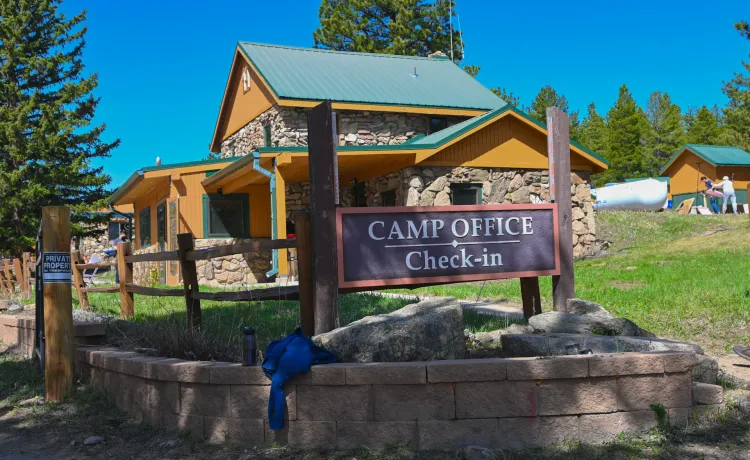 Camp Tumbleson Check-In Office