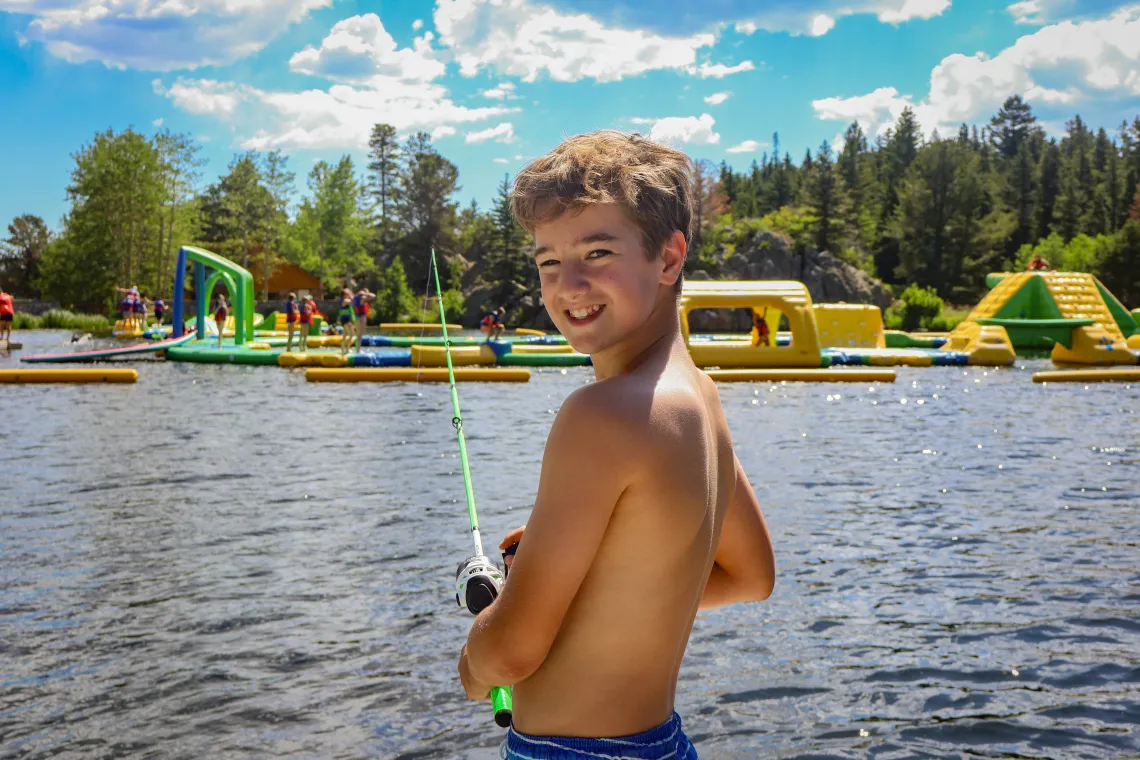 Camp Tumbleson Lake Fishing