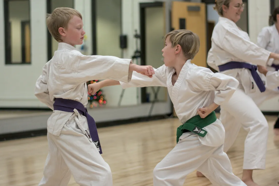 Karate Class at the Lafayette Y